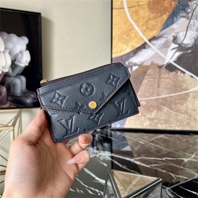 LV Card Holder Recto Verso Monogram Empreinte Navy M69420