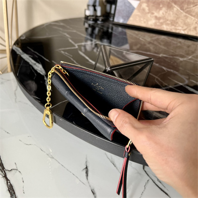 LV Card Holder Recto Verso Monogram Empreinte Navy M69420