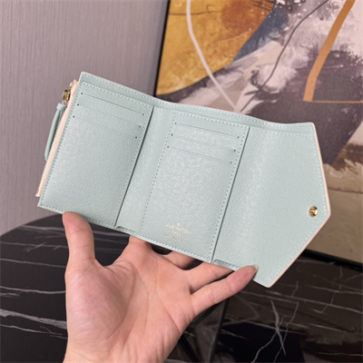 L.V Victorine Wallet Damier coated canvas  Pistachio Green N40750