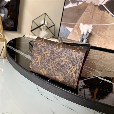 L.V Rosalie Coin Purse Monogram Canvas Inside Fuchsia M41939