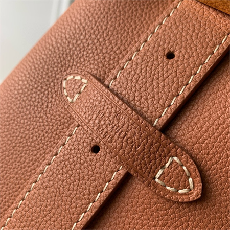 L.V Low Key Hobo PM Bag Smooth Calfskin Cognac M25354