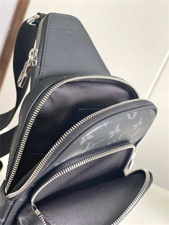 L.V Avenue Slingbag PM Monogram Eclipse coated canvas M47137