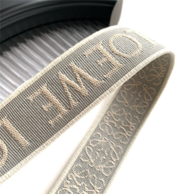 Loewe Anagram strap in jacquard and calfskin