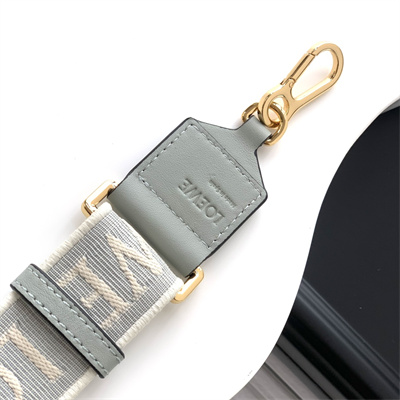 Loewe Anagram strap in jacquard and calfskin