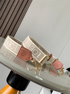 Loewe Anagram strap in jacquard and calfskin