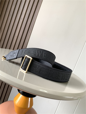 Loewe Anagram strap in jacquard and calfskin