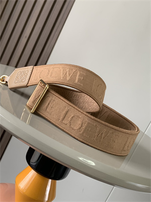 Loewe Anagram strap in jacquard and calfskin