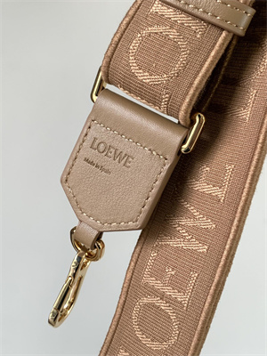 Loewe Anagram strap in jacquard and calfskin