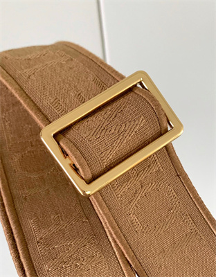 Loewe Anagram strap in jacquard and calfskin