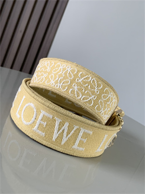 Loewe Anagram strap in jacquard and calfskin