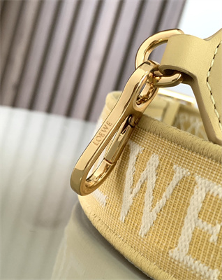 Loewe Anagram strap in jacquard and calfskin