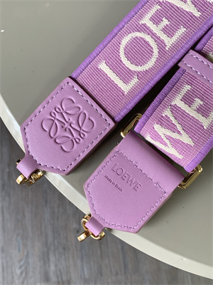 Loewe Anagram strap in jacquard and calfskin