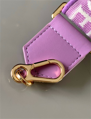 Loewe Anagram strap in jacquard and calfskin