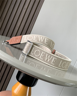 Loewe Anagram strap in jacquard and calfskin