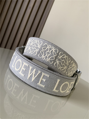 Loewe Anagram strap in jacquard and calfskin