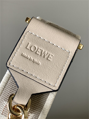 Loewe Anagram strap in jacquard and calfskin