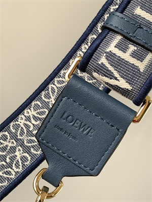 Loewe Anagram strap in jacquard and calfskin