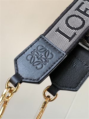 Loewe Anagram strap in jacquard and calfskin