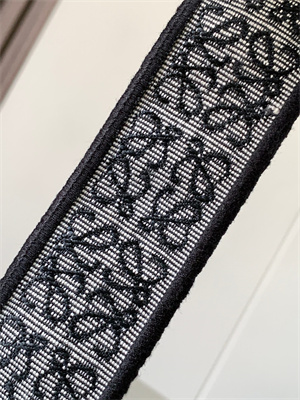 Loewe Anagram strap in jacquard and calfskin