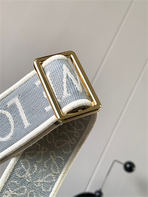 Loewe Anagram strap in jacquard and calfskin