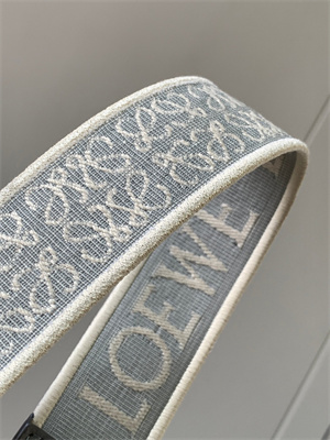 Loewe Anagram strap in jacquard and calfskin