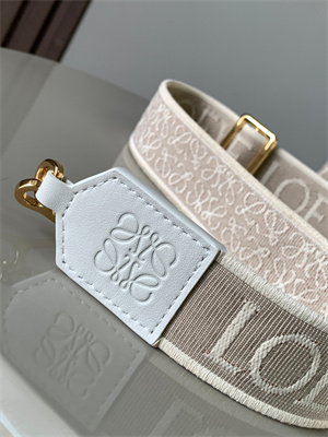 Loewe Anagram strap in jacquard and calfskin