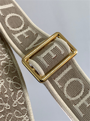 Loewe Anagram strap in jacquard and calfskin