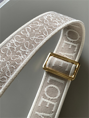 Loewe Anagram strap in jacquard and calfskin