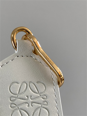 Loewe Anagram strap in jacquard and calfskin