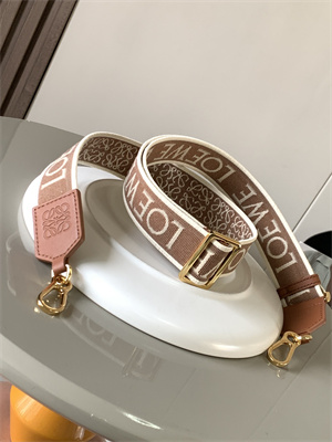 Loewe Anagram strap in jacquard and calfskin