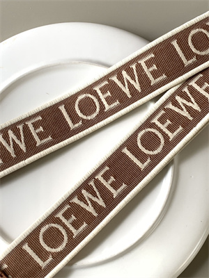 Loewe Anagram strap in jacquard and calfskin