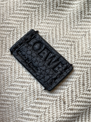 Loewe Mini Puzzle Bag In Soft Grained Calfskin Black