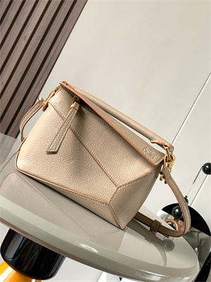Loewe Mini Puzzle Bag In Soft Grained Calfskin