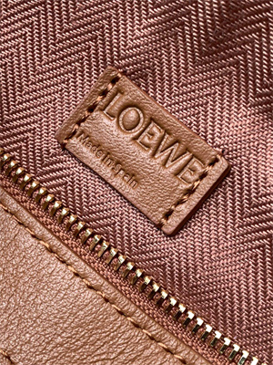 Loewe Mini Puzzle Bag In Soft Grained Calfskin With Wide Strap