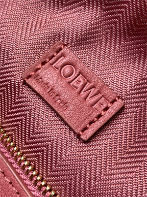 Loewe Mini Puzzle Bag In Soft Grained Calfskin With Wide Strap