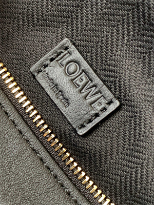 Loewe Mini Puzzle Bag In Soft Grained Calfskin With Wide Strap