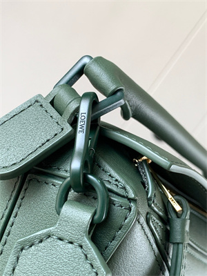 Loewe Mini Puzzle Bag In Soft Grained Calfskin With Wide Strap