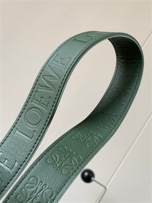 Loewe Mini Puzzle Bag In Soft Grained Calfskin With Wide Strap