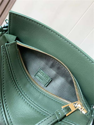 Loewe Mini Puzzle Bag In Soft Grained Calfskin With Wide Strap