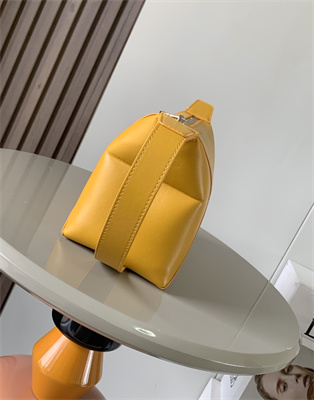 Loewe Puzzle Fold Wash Bag In Shiny Calfskin