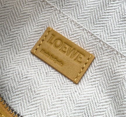 Loewe Puzzle Fold Wash Bag In Shiny Calfskin