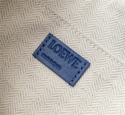 Loewe Puzzle Fold Wash Bag In Shiny Calfskin