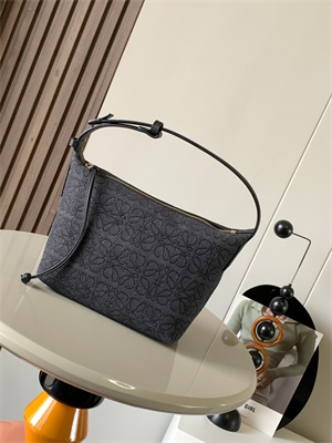 Loewe Cubi Bag In Anagram Jacquard and Calfskin