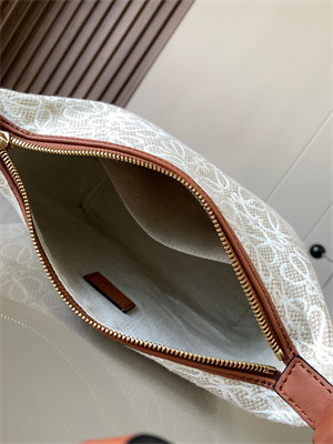 Loewe Cubi Bag In Anagram Jacquard and Calfskin