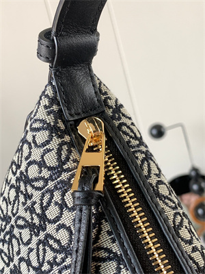 Loewe Cubi Bag In Anagram Jacquard and Calfskin