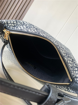 Loewe Cubi Bag In Anagram Jacquard and Calfskin