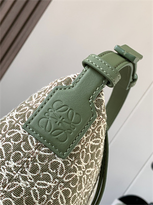 Loewe Cubi Bag In Anagram Jacquard and Calfskin