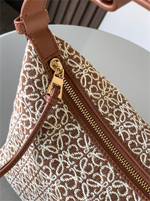 Loewe Cubi Bag In Anagram Jacquard and Calfskin