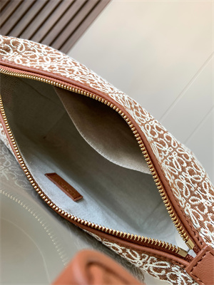 Loewe Cubi Bag In Anagram Jacquard and Calfskin