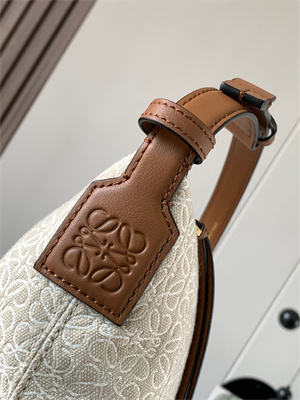 Loewe Cubi Bag In Anagram Jacquard and Calfskin